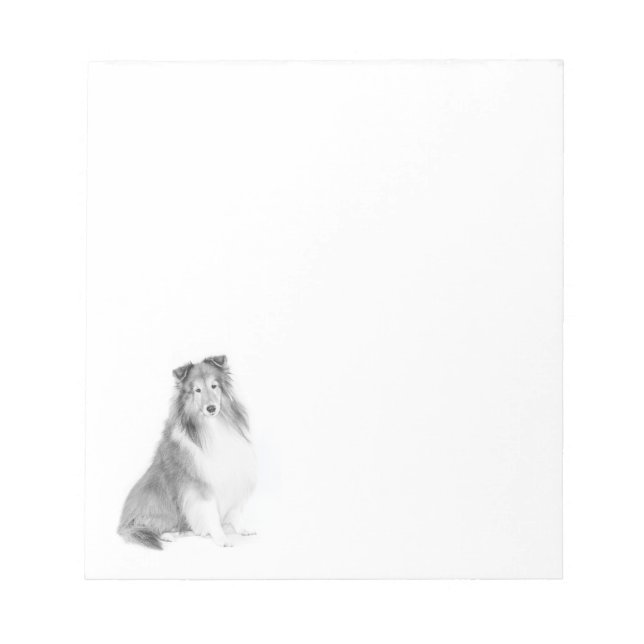 Bloco De Notas Sheltie Notepad (Frente)