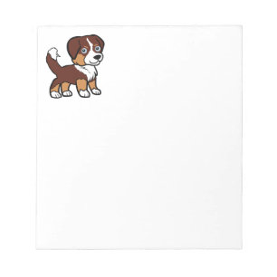 Bloco De Notas Shepherd Red Tri Miniatura Americana com Cauda