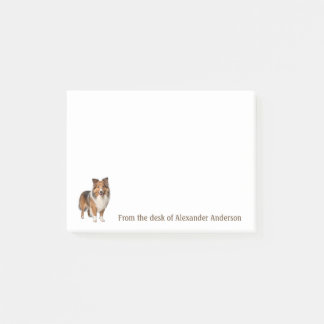 Bloco De Notas Shetland Sheepdog Personalizar Notas