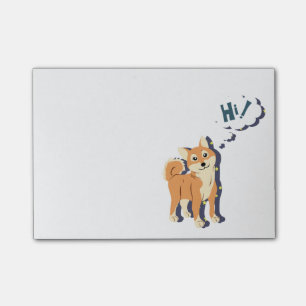 Bloco De Notas Shiba pensativo Inu