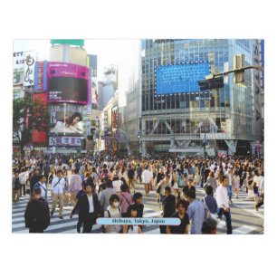 Bloco De Notas Shibuya, Tokyo, Japão