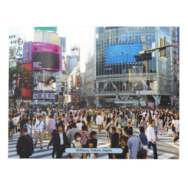 Bloco De Notas Shibuya, Tóquio, Japão (Frente)
