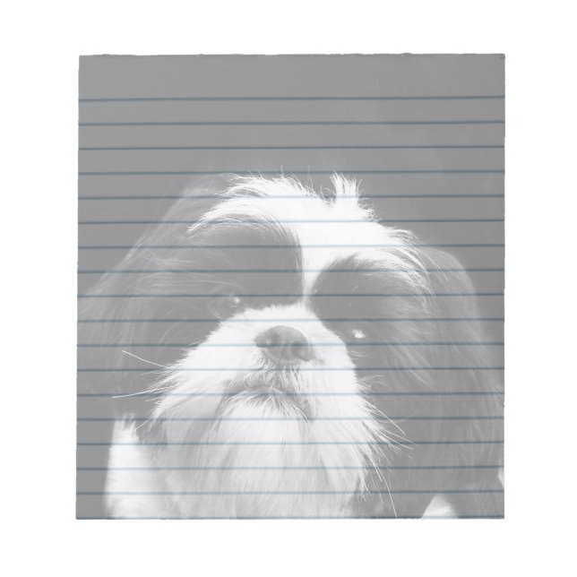Bloco de notas Shih Tzu (Frente)