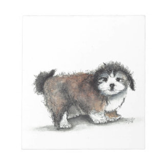 Bloco De Notas Shihtzu Puppy Dog
