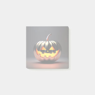 Bloco De Notas Shiny Pumpkin Halloween