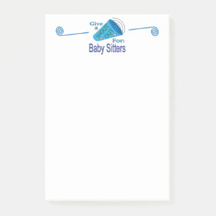 Bloco De Notas Shout for Baby Sitters
