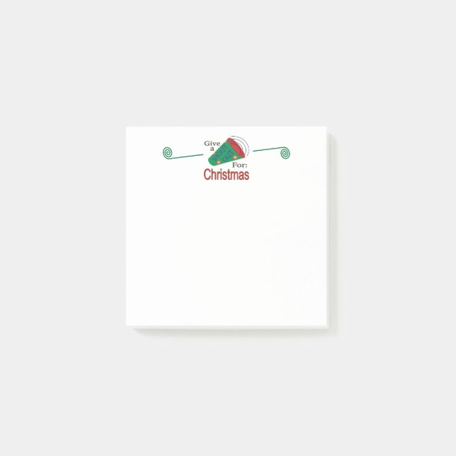 Bloco De Notas Shout Out para o Natal (Frente)