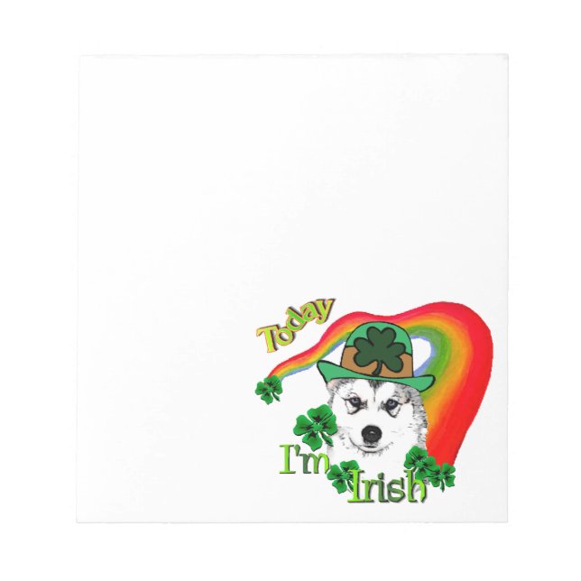 Bloco De Notas Siberian Husky Rua Patrick (Frente)
