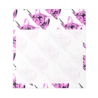 Bloco De Notas Silhouette Bulldog Francês