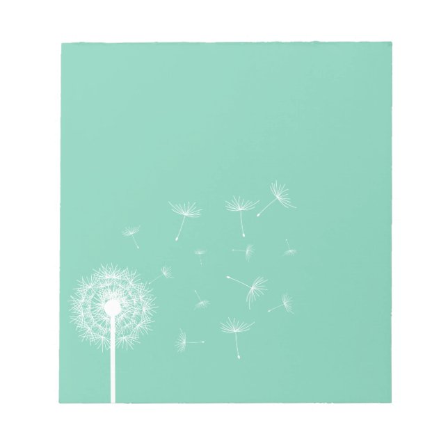 Bloco De Notas Silhouette White Dandelion (Frente)