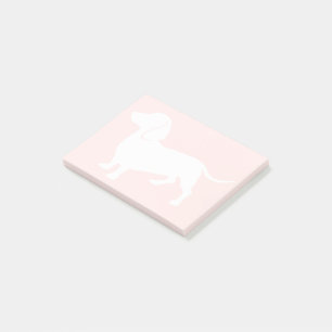 Bloco De Notas silhueta dachshund