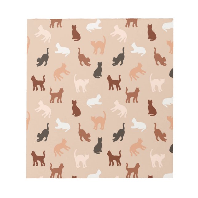 Bloco De Notas Silhute de gato (Frente)