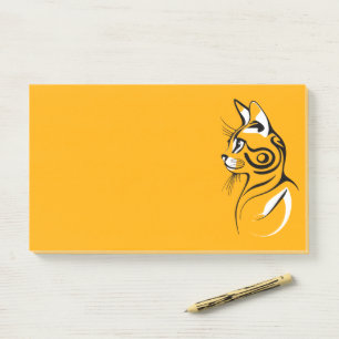 Bloco De Notas Silhute de gato