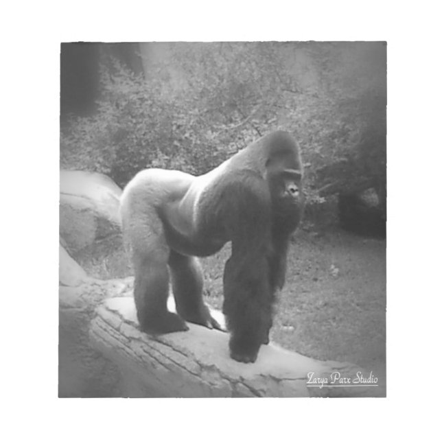 Bloco De Notas Silveback Gorilla (Frente)