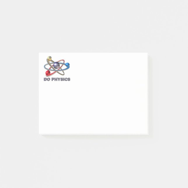 Bloco De Notas Símbolo Atom (Frente)