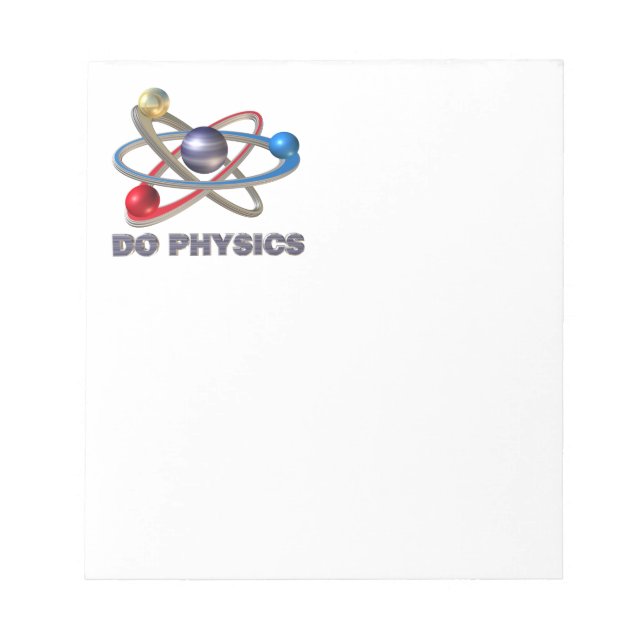 Bloco De Notas Símbolo Atom (Frente)