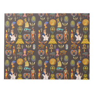 Bloco De Notas Símbolo de padrão hierárquico egípcio antigo