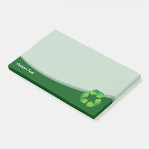 Bloco De Notas Símbolo de Reciclagem