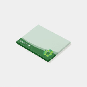 Bloco De Notas Símbolo de Reciclagem