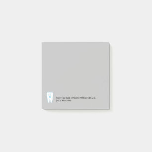 Bloco De Notas Símbolo Dentist Office Sticky Notepads Tooth