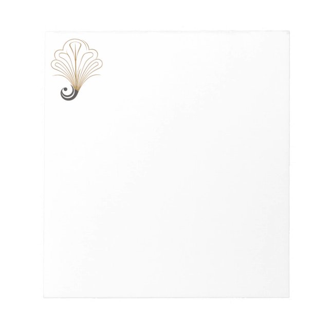 Bloco De Notas Símbolo do logotipo Peacock (Frente)