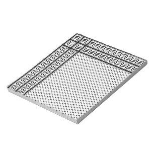 Bloco De Notas Símbolo Keffiyeh do Padrão de Resistência Palestin