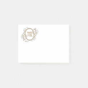 Bloco De Notas Símbolo Virgo Zodiac