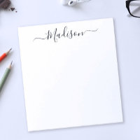 Simple Chic Minimalist Swirly Script Custom Name