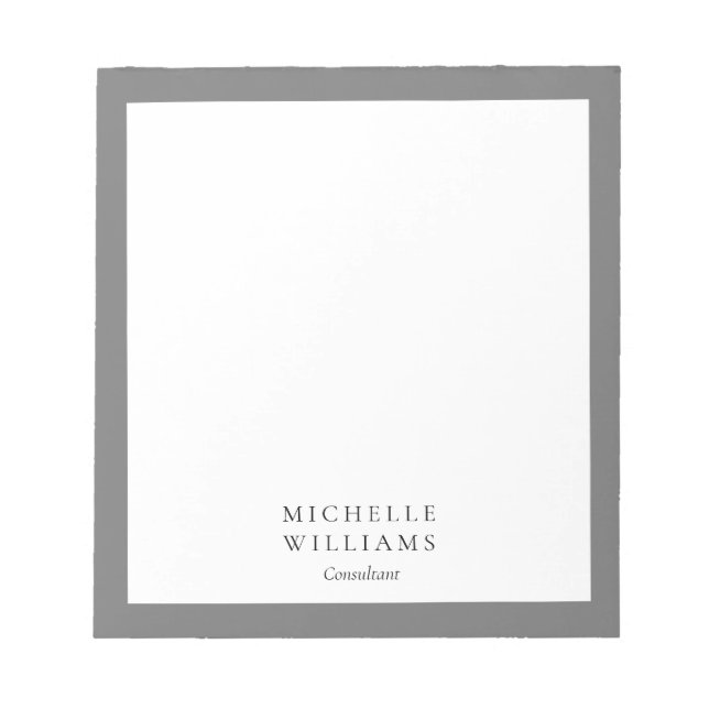 Bloco De Notas Simple Modern (Frente)