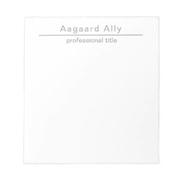 Bloco De Notas Simple Professional Custom Business Notes Notepad