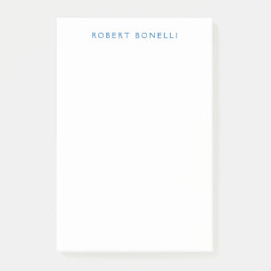 Bloco De Notas Simples Branco Branco Minimalista Moderno