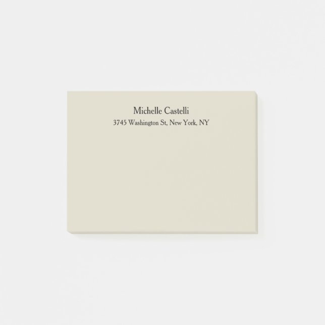 Bloco De Notas Simples clássico exclusivo profissional (Frente)