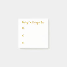 Simples Dourado Com Gratidão Branca