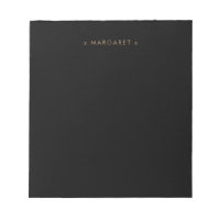 Simples e minimalista, preto Dourado personalizado