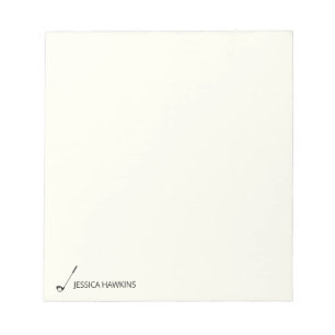 Bloco De Notas Simples Golf Fan Personal Stationery Club Golf