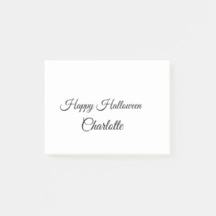Bloco De Notas SIMPLES MINIMAL.CUTIE ADICIONE NOME BEBÊ feliz Hal