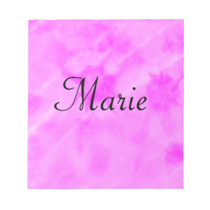 Bloco De Notas simples minimal luz pastel rosa adicione seu nome