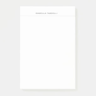 Bloco De Notas Simples minimalista profissional moderno