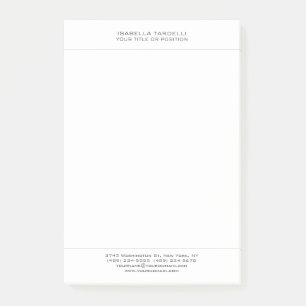 Bloco De Notas Simples minimalista profissional moderno