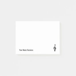 Bloco De Notas Simples Tremor Símbolo Musical Limpo