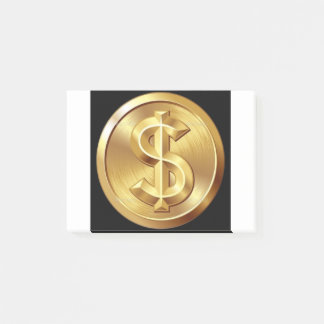 Bloco De Notas Sinal de Dólar