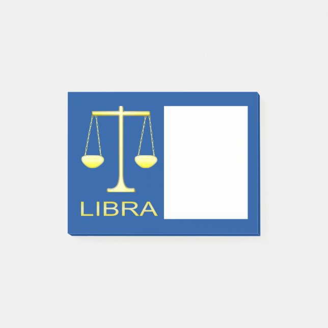 Bloco De Notas Sinal de estrela do Ouro Libra Escala (Frente)