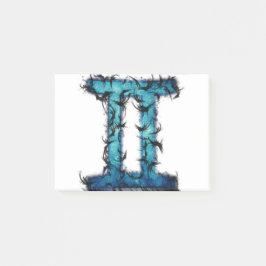 Bloco De Notas Sinal Gemini Zodiac