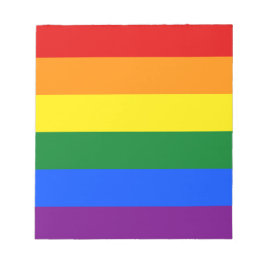 Bloco De Notas Sinalizador arco-íris (LGBT)