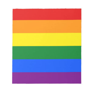 Bloco De Notas Sinalizador arco-íris (LGBT)
