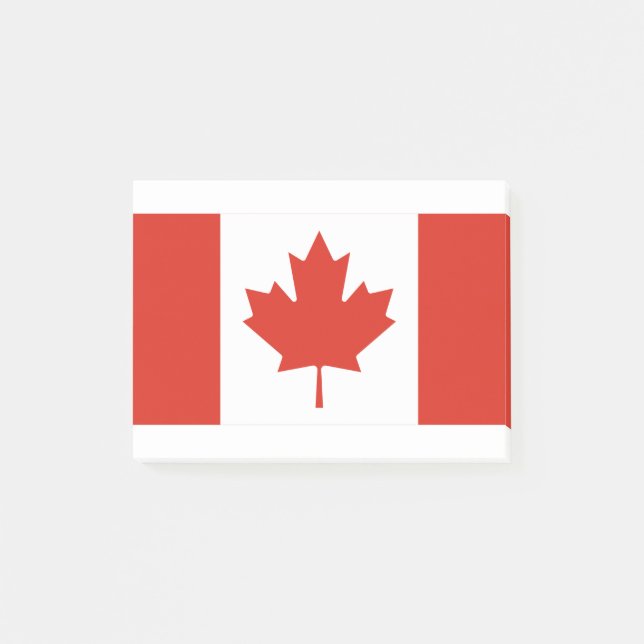 Bloco De Notas Sinalizador Canadá (Frente)