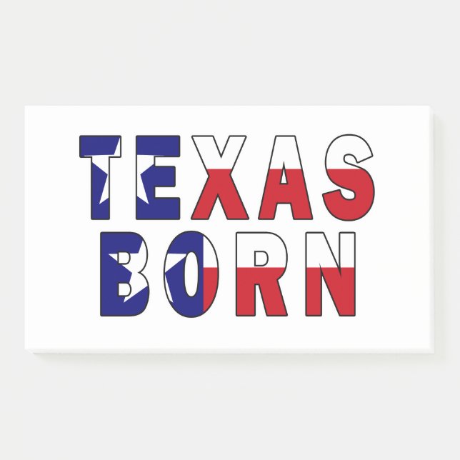 Bloco De Notas Sinalizador de Nascer do Texas (Frente)