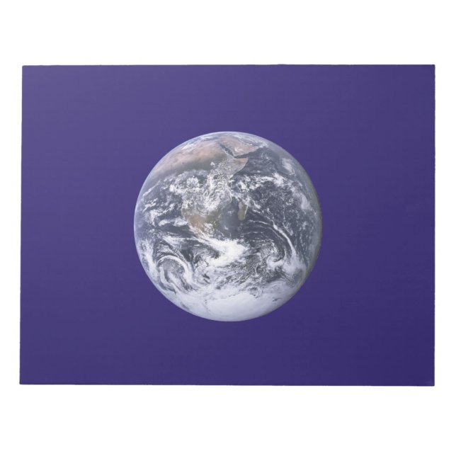 Bloco De Notas Sinalizador do Dia da Terra (Frente)