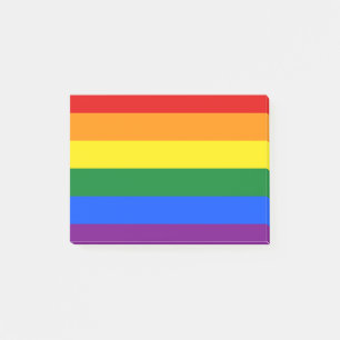 Bloco De Notas Sinalizador Orgulho gay do arco-íris LGBT