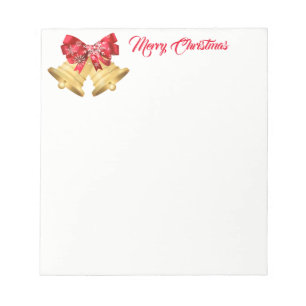 Bloco De Notas Sinos de Notepad de Natal